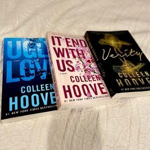 COLLEEN HOOVER: “Ugly Love, Verity & It Ends With Us”